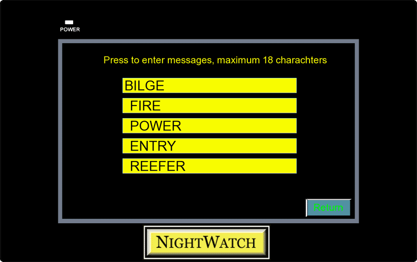 E Series Message Entry